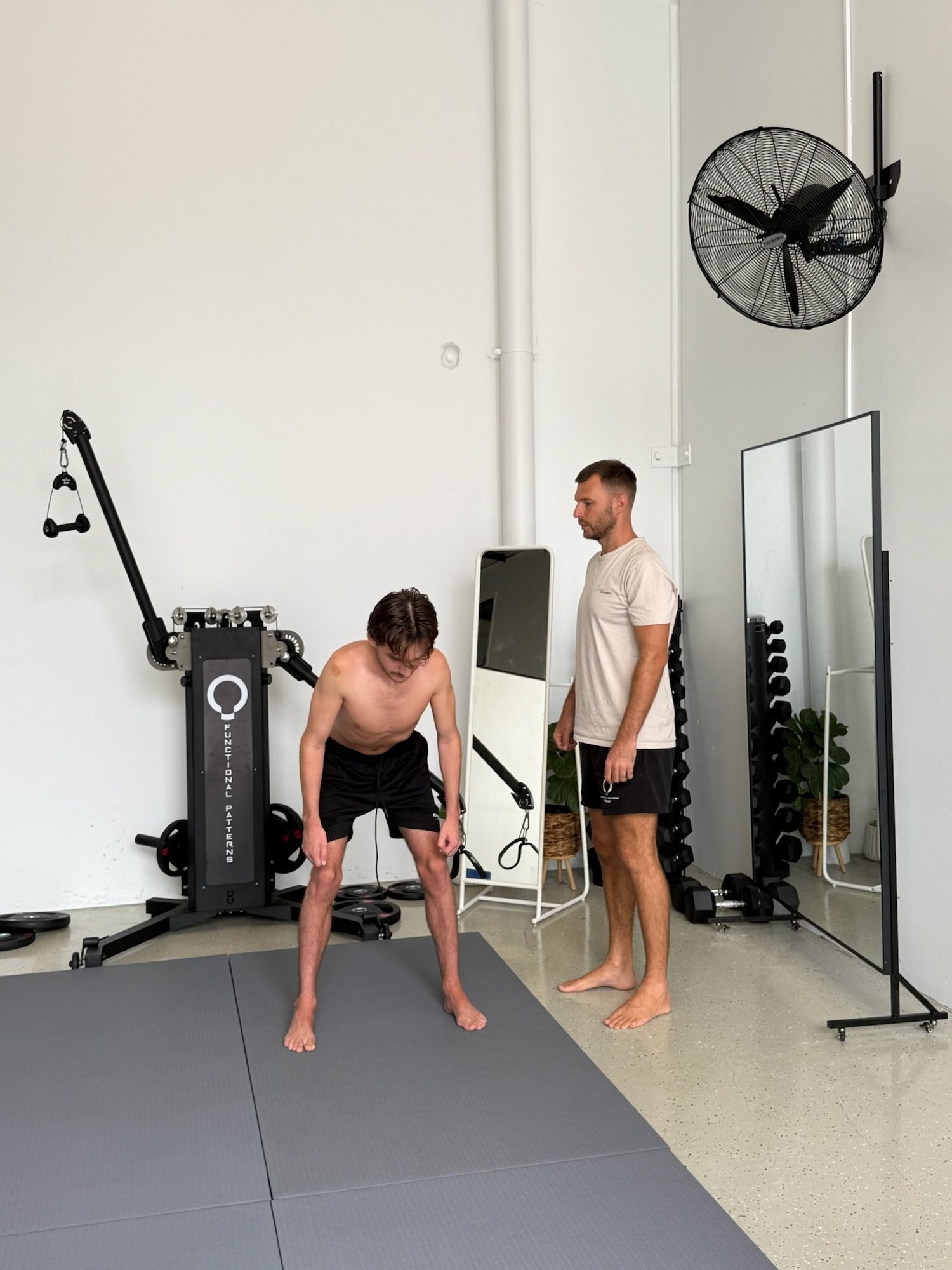 Functional Patterns running biomechanics session in Burleigh Heads